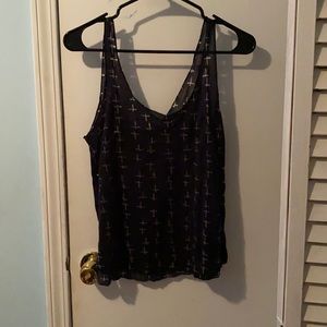 Black tank top